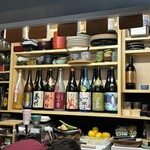 天ぷら はせ川 - 数々の焼酎があります♪