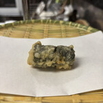 天ぷら はせ川 - エビの海苔巻