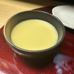 天ぷら はせ川 - コーンスープ　濃いです