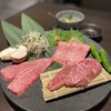 Aobadai Yakiniku Ushikozou - 特選和牛3種盛り 3,630円