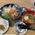 ごはんや囲 - 料理写真:マグロとヒラメの合いもり丼
          1600円