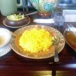 ナーランダ - マトンカレーセット全景