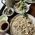 まるいち - 料理写真:盛りそばと山菜天ぷら