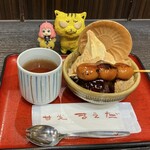 甘党まえだ - みたらしパフェ　770円(税込)  ※お茶付き