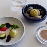 ESTERRE - 鎌倉野菜とフォカッチャのアミューズ