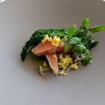 フランス料理 エステール by アラン・デュカス - 鰹 ミモザのイメージで