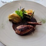 フランス料理 エステール by アラン・デュカス - (フランス　ラカン産小鳩　蕪のフォンダンと鎌倉産アーティチョーク)