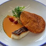 フランス料理 エステール by アラン・デュカス - (明石産天然真鯛　ソッカとフヌイユ)