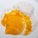 レストラン オオツ - 2024.5 ギリギリに固めた出来立てブランマンジェ マンゴー果肉スライス