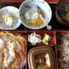 一力 - 料理写真:カツ丼とざるセット　¥1100