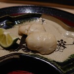 鮨 詠心 - 鯛の白子焼き