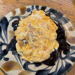 大衆食堂 鳥嶺 - キクラゲと卵の炒め物