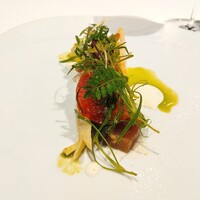 JINBO MINAMI AOYAMA - ANTIPASTO　若筍　鰆　唐辛子　柑橘類