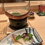 伯雲 - 貝3種とハマグリのしゃぶしゃぶ