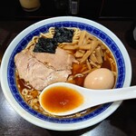 中華そば べんてん - 動物系＋魚介系のスープ