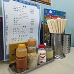 Akkeyラーメン - 卓上