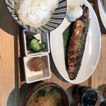 MUSMUS - 越田商店の鯖の干物定食