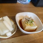 広東家庭料理おかむら - 大根の包菜 美味しい、豆腐もタレが美味しい