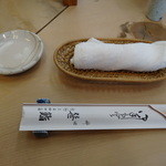 神田笹鮨 - テーブルセッティング