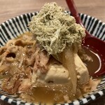 nikudoufutoremonsawa-taishuushokudouyasubee - 肉豆腐（白）438円