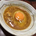 牛銀本店 - 第二陣用の玉子。追加料金は有りません。標準で二個付けです