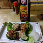 とん八 - ピーマン肉詰め焼き 400円(税込)(2024年5月9日撮影)