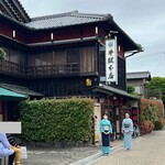 牛銀本店 - お店ｎ前でしばらくお見送りいただきました