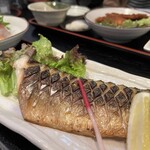 旬魚介料理 一心 - 焼き鯖