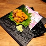 立ち飲み ひとよ - うに。のり添え。