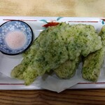 とん八 - 新竹の子の磯辺揚げ 500円(税込)(2024年4月11日撮影)