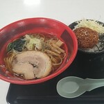 247398475 - 長岡生姜醤油ラーメン・たれかつ小丼セット