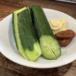 肉の佐藤 - 辛味噌きゅうり