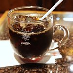 ぽえむ マノ ア マノ コーヒー - ジョッキアイスコーヒー。