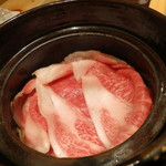 神保町 傳 - 26年3月　黒毛和牛と筍御飯