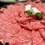 本場特選近江牛 焼肉 すき焼き 池もと - 近江牛 極上赤身すき焼き