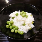 富小路 やま岸 - 豆ご飯