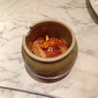 蔓牛 - ど壺漬け。(半分くらい焼いた後…)