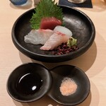 Kon kichi - カツオ、鯛、剣イカ、カンパチ