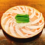 Kin Agu pork loin shabu shabu set