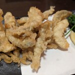 大衆酒場 新三呑み屋 - 稚児鮎の天ぷら