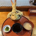 粋孝 - 粋孝さん　特大えび天丼1350円