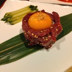 焼肉 ふじべこ - 馬肉ユッケ
