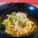 西欧料理 サヴァカ - 【ご飯】
      ⑨ 鯉の炊込みご飯、鯉コク（味噌煮）のせ