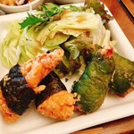 パルファン - ささみの竜田揚げ　海苔巻きと大葉巻き