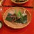 赤坂 詠月 - 料理写真:琵琶湖の稚鮎、米酢に叩いたたでの葉