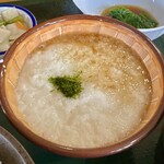 今井食堂 - 朝食(\500) とろろ＋ながいものたれ（丸正醸造コラボ）