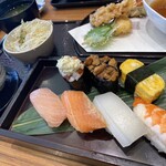 海天すし - 朝得御膳 ¥1,064