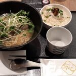 空心 - 父のあさり麺の塩そばと麻婆バターご飯