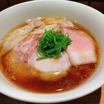 麺 ふじさき - 【ワンタンチャーシュー醤油らぁめん】(¥1800)+【チャーシューご飯】(¥550)