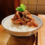 麺 ふじさき - 【チャーシューご飯】(¥550)